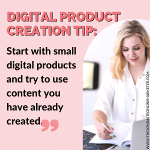 Digital Product Creation Tip Digital Product Creation Tip