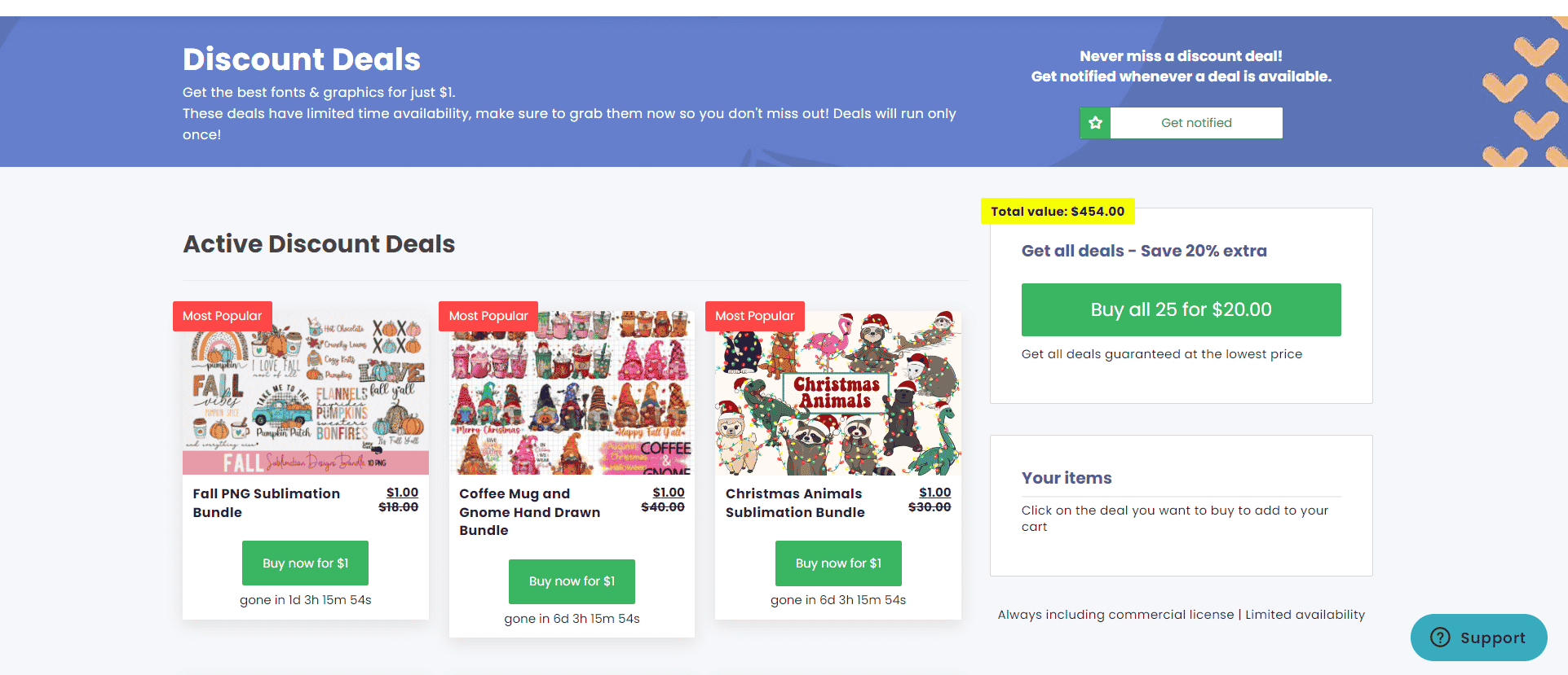 Creative Fabrica Deals